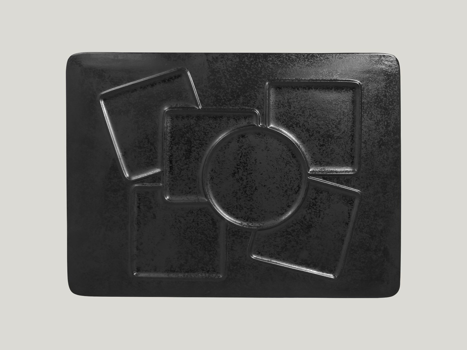 KRCRRP6Z Тарелка прямоугольная  37x27.5 см., 6 зон, фарфор, Create, RAK Porcelain, ОАЭ
