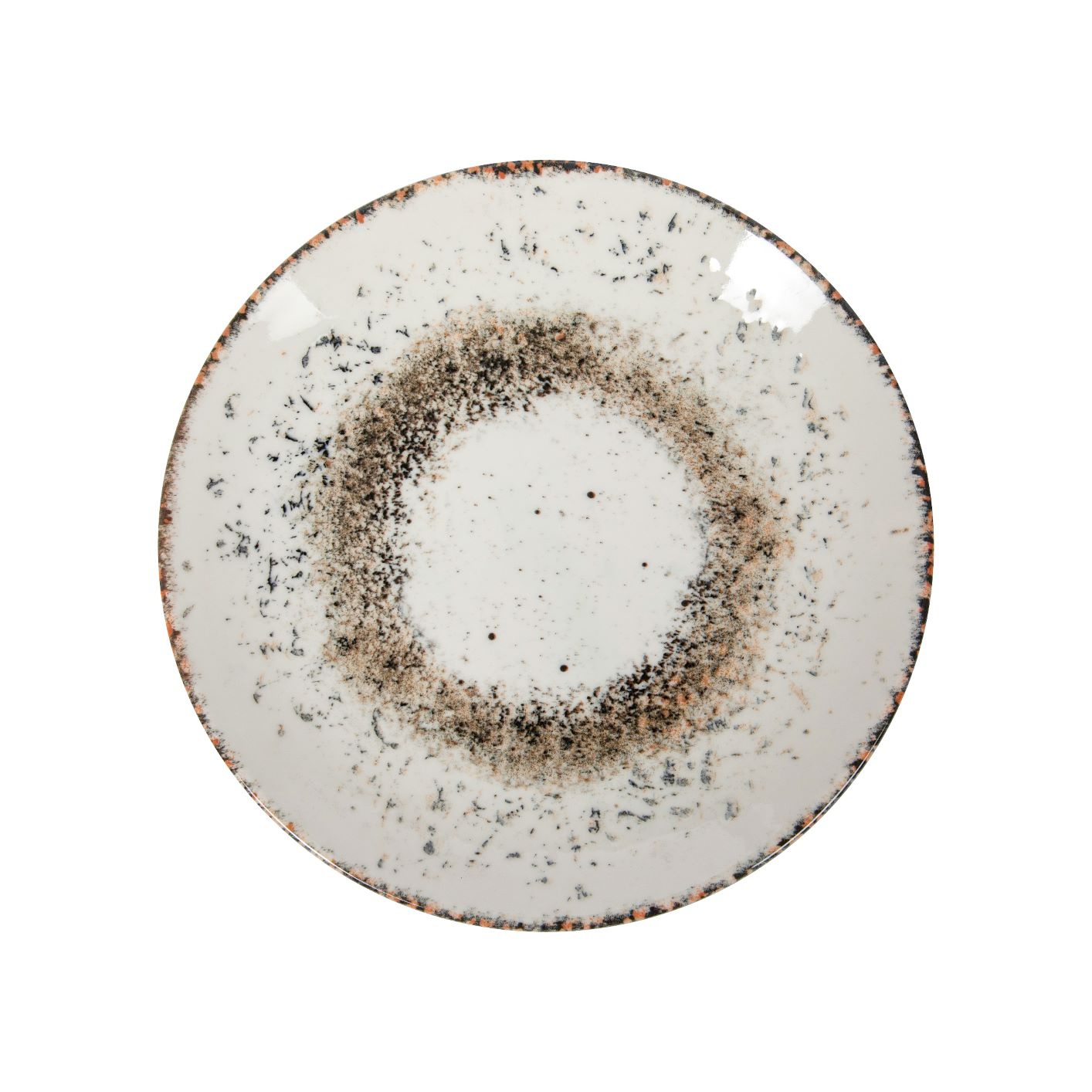 GBSEO27DUR1515 Тарелка круглая  d=27 см., плоская, фарфор,цвет бежевый, Crumbs R1515