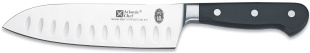 1461F38 Нож кухонный Santoku,серия Premium, L=18см.,лезвие- нерж.сталь,ручка- пластик,Atlantic Chef