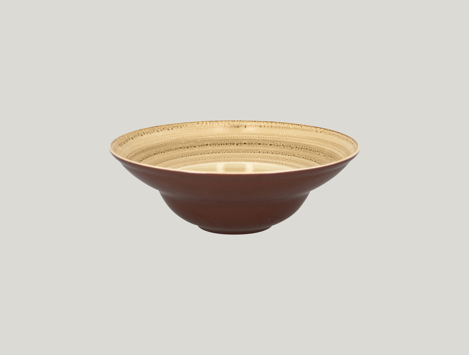 TWCLXD26BE Тарелка "Gourmet"круглая d=26 см., глубокая, фарфор, TWIRL, RAK Porcelain, ОАЭ