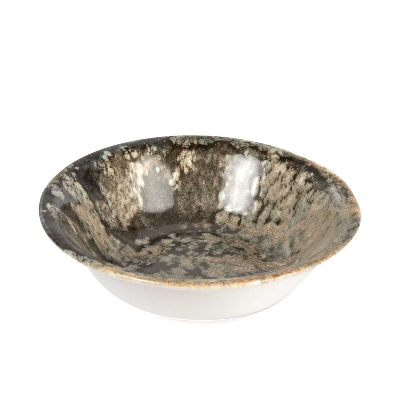 GBSEO19KKR1517 Салатник круглый  d=19см., (600мл)60 cl., фарфор цвет корич.комб., Neptune R1517