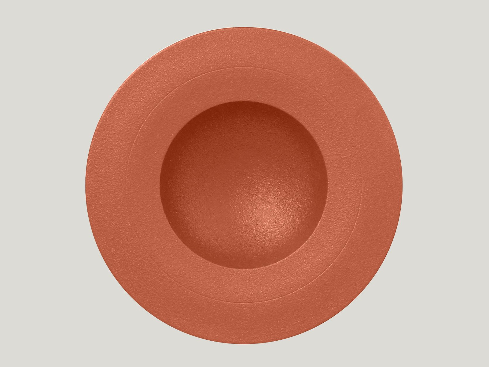 NFGDDP29BW Тарелка круглая  d=29  см., глубокая, фарфор, NeoFusion Terra(коричневый), RAK Porcelain,