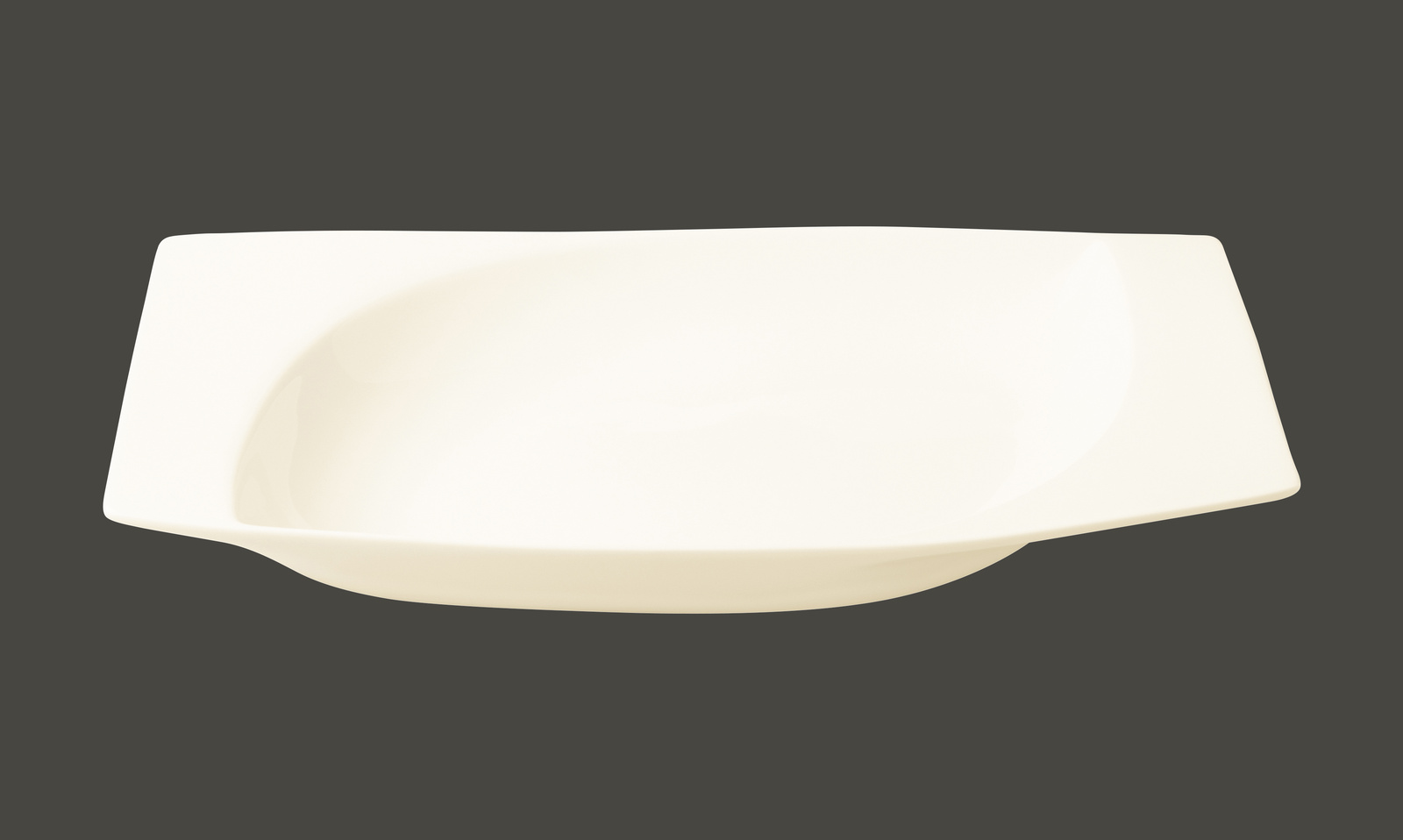 MZEP20 Тарелка прямоугольная  20x13 см., глубокая, фарфор, Mazza, RAK Porcelain, ОАЭ