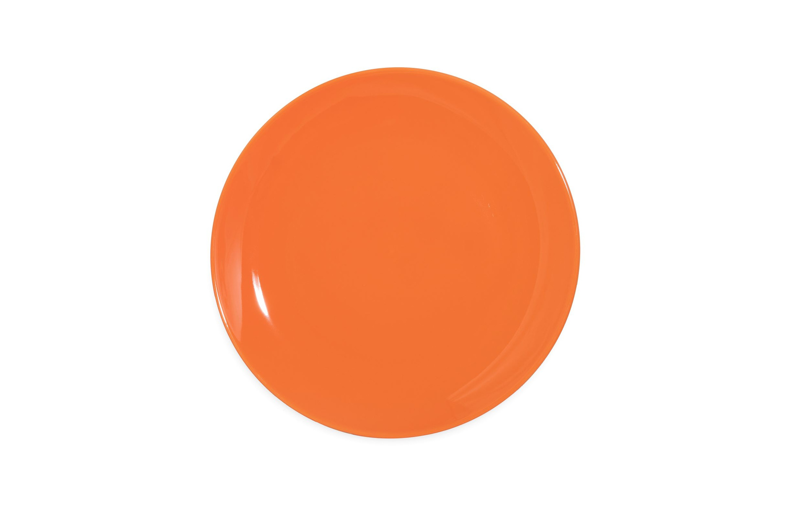 CS0022Orange Тарелка круглая "Coupe"  d=18 см., фарфор,цвет оранжевый, Lantana, SandStone, Китай
