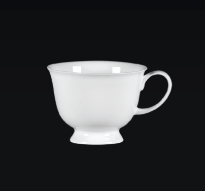 BCBVPNC23 Чашка круглая на ножке d=10см h= 7.2см, (230мл)23 cl., фарфор, Bravura, RAK Porcelain, ОАЭ
