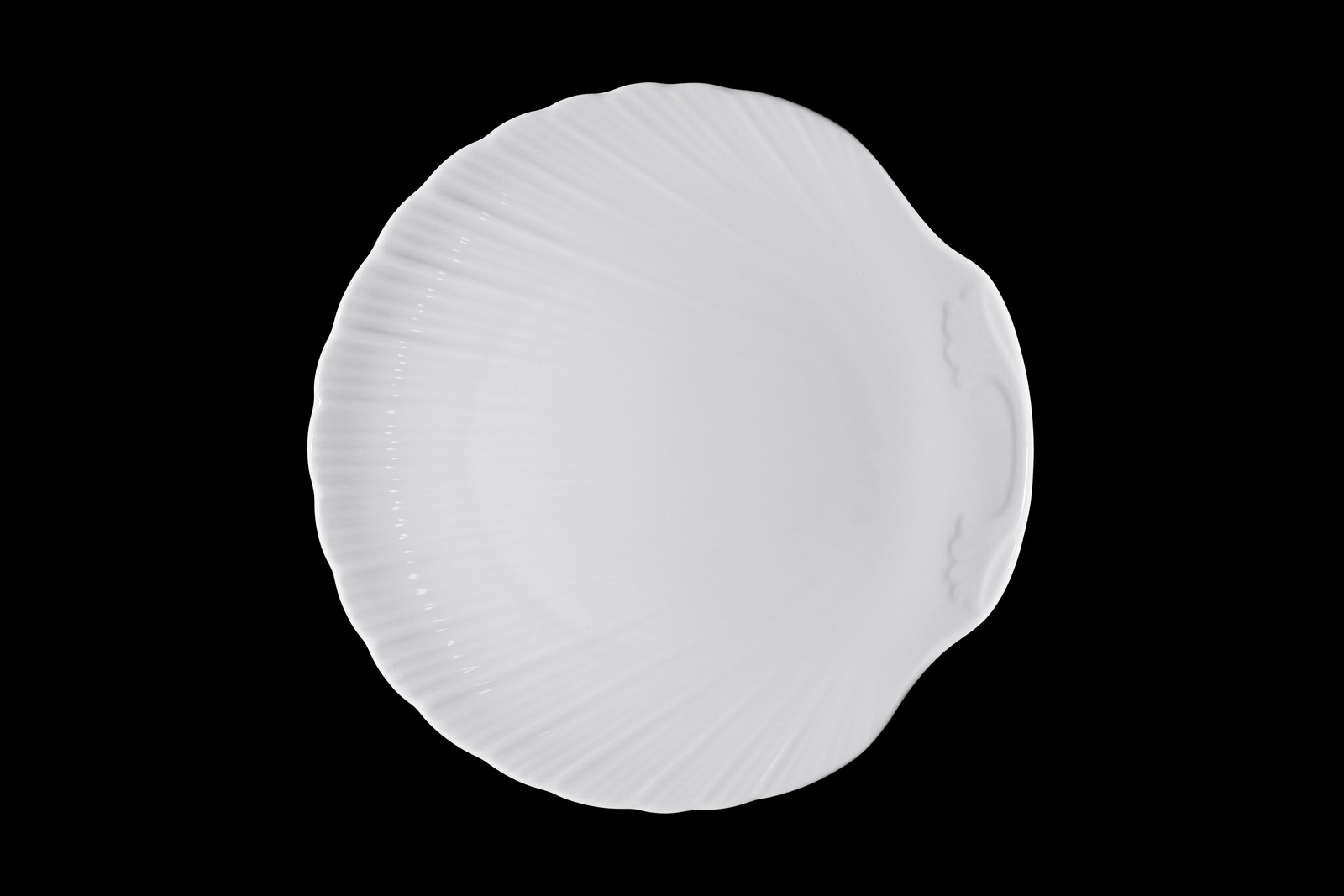 GR24ITB00 Тарелка "Морская раковина" 24 см., фарфор, Sea