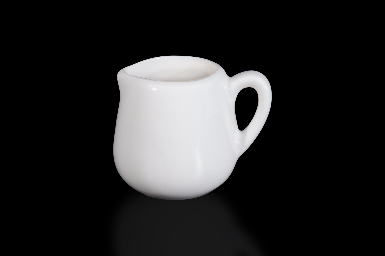 CS0982 Молочник с ручкой (40мл)4cl., фарфор,молочно-белый, SandStone, SandStone, Китай