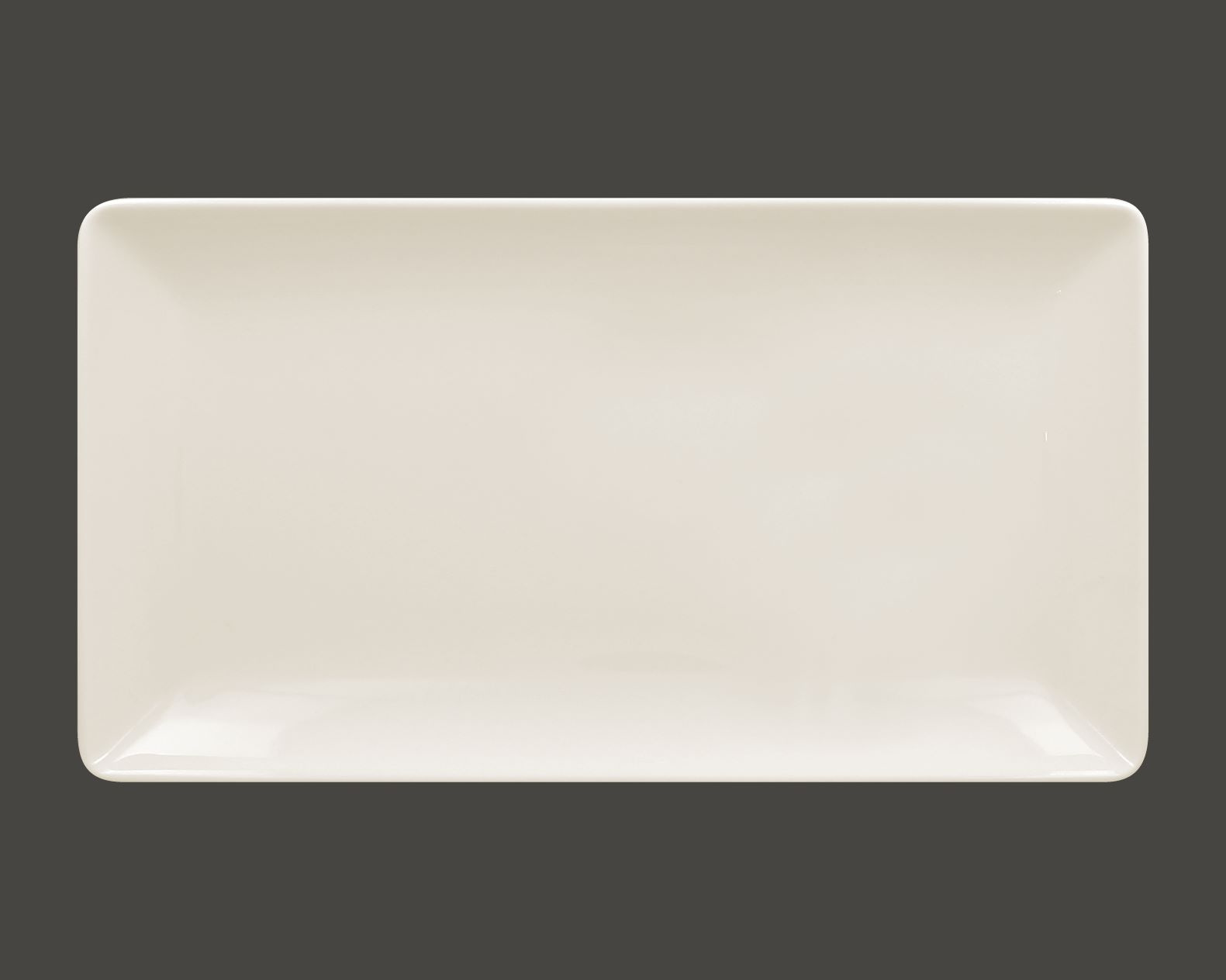 EDRG33IV Тарелка прямоугольная  33.5х18 см., плоская, фарфор, Nano, RAK Porcelain, ОАЭ