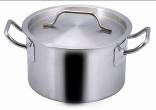 E12828 Кастрюля, 16л., d=28 h=28см., с крышкой нерж.сталь