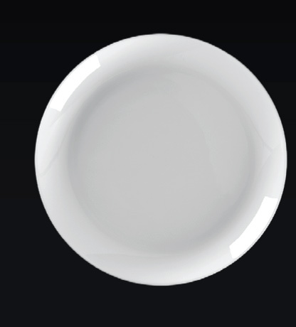BCFRCP24 Тарелка круглая "Coupe"  d=24 см., плоская, фарфор, Fedra, RAK Porcelain, ОАЭ