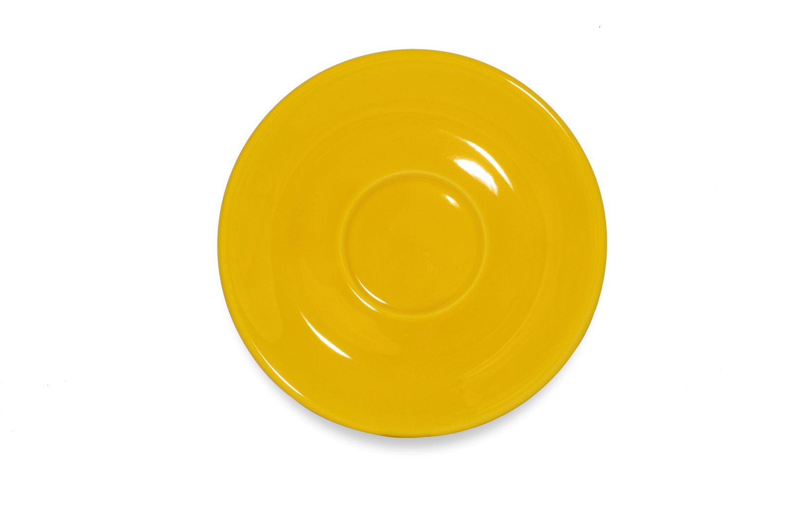 CS6652Yellow Блюдце круглое  d=15 см., для чашки арт.CS6651, фарфор,цвет желтый, Lantana, SandStone,