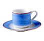 BACU09D54 Чашка круглая  (90мл)9 cl., фарфор, цвет голубой, Bahamas 2, RAK Porcelain, ОАЭ