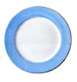 BAFP24D54 Тарелка круглая борт- голубой d=24см.,плоская, фарфор, Bahamas 2, RAK Porcelain, ОАЭ