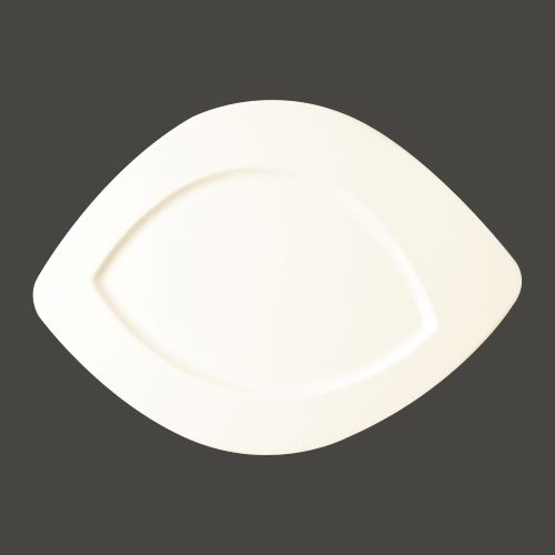SPEY35 Тарелка овальная "Vanilla" 35х26  см., плоская, фарфор, AllSpice, RAK Porcelain, ОАЭ