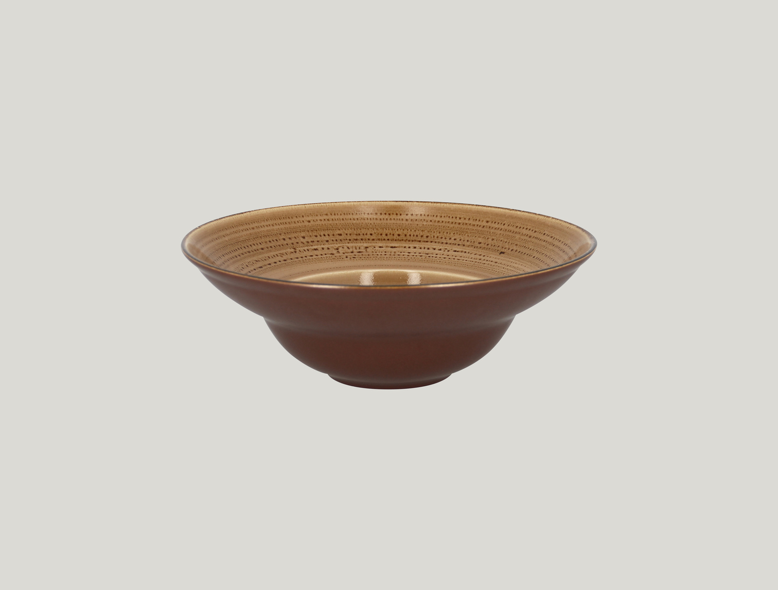 TWCLXD23SH Тарелка "Gourmet"круглая d=23 см., глубокая, фарфор, TWIRL, RAK Porcelain, ОАЭ