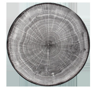 WDNNPR29BG Тарелка "Coupe" круглая d=29  см., плоская, фарфор,цвет серый, WoodArt, RAK Porcelain, ОА