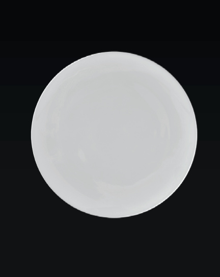 BCBVCP23 Тарелка "Coupe"  d=23 см., плоская, костяной фарфор, Bravura, RAK Porcelain, ОАЭ