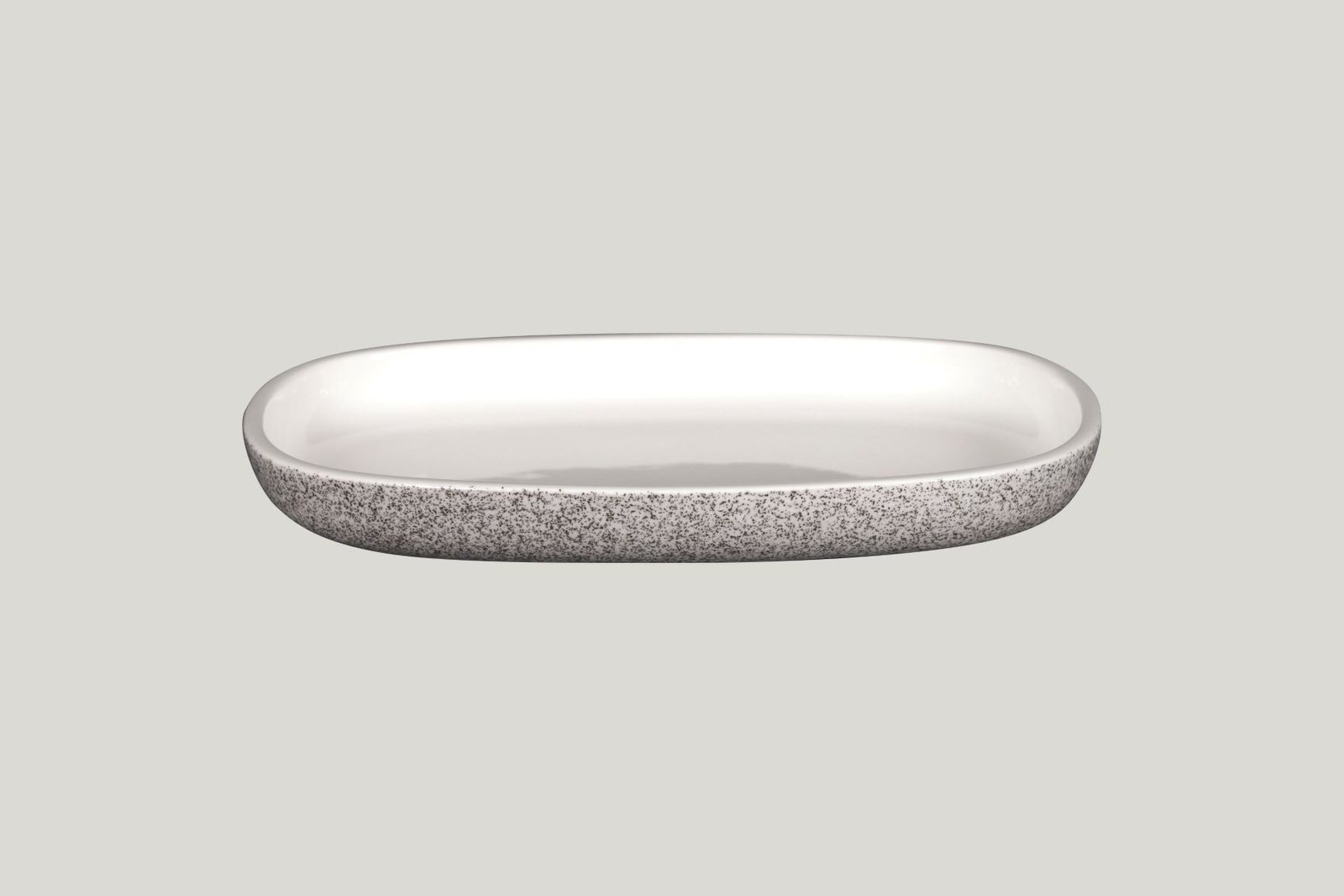 EAOD33DU Тарелка овальная глубокая 33х23 см., 1.95л, фарфор, Ease, RAK Porcelain, ОАЭ