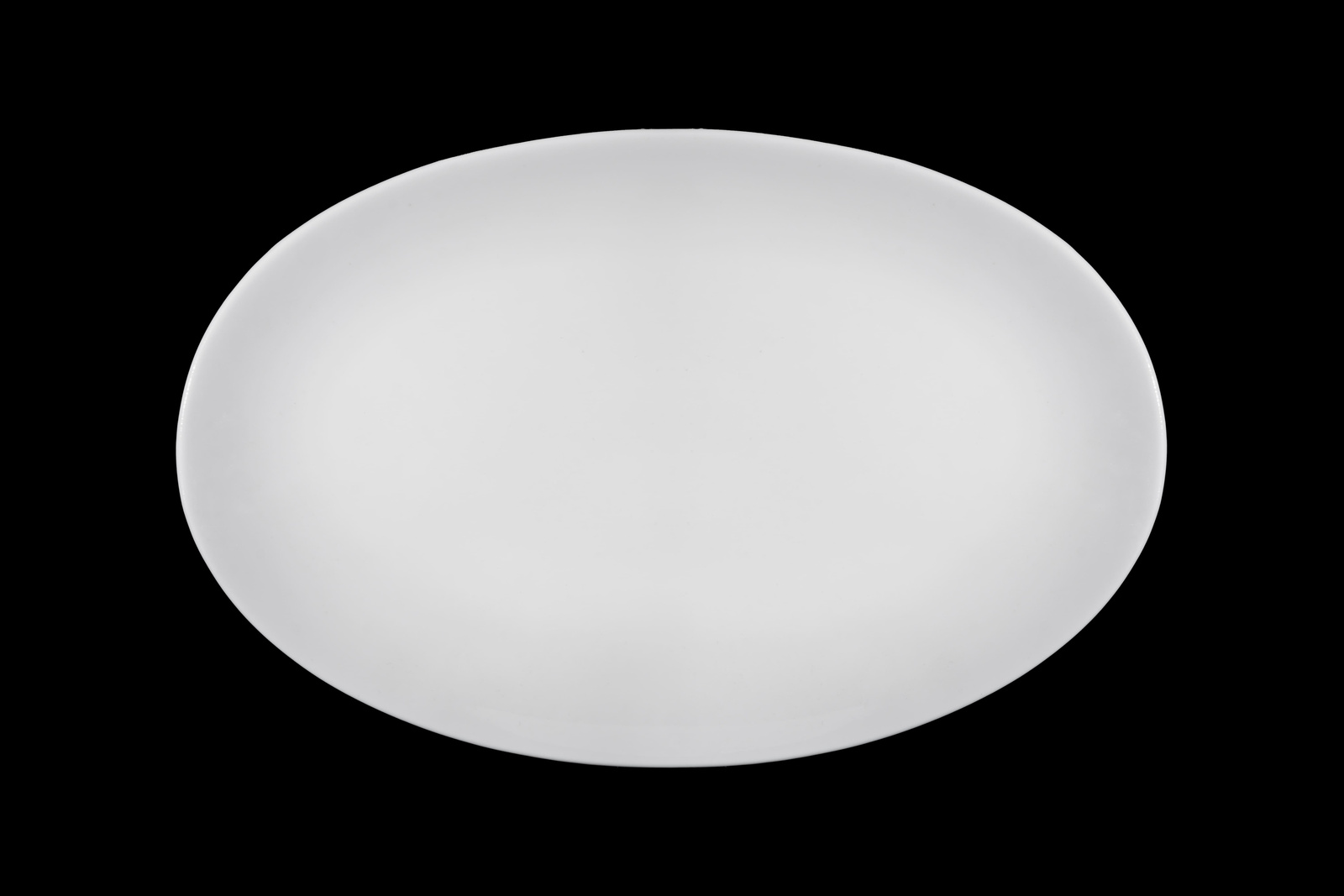 CS0061 Тарелка овальная  25x16 см., без борта, фарфор,молочно-белый, SandStone, SandStone, Китай