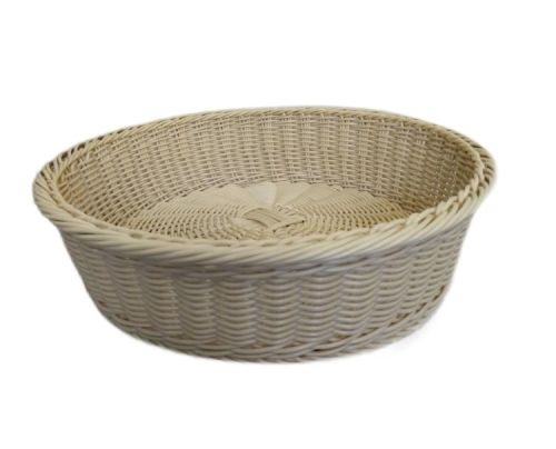 BBB02C Корзина для выкладки  (подходит крышка арт. BBB02D), d=40 h=10см., пластик , Gerus.
