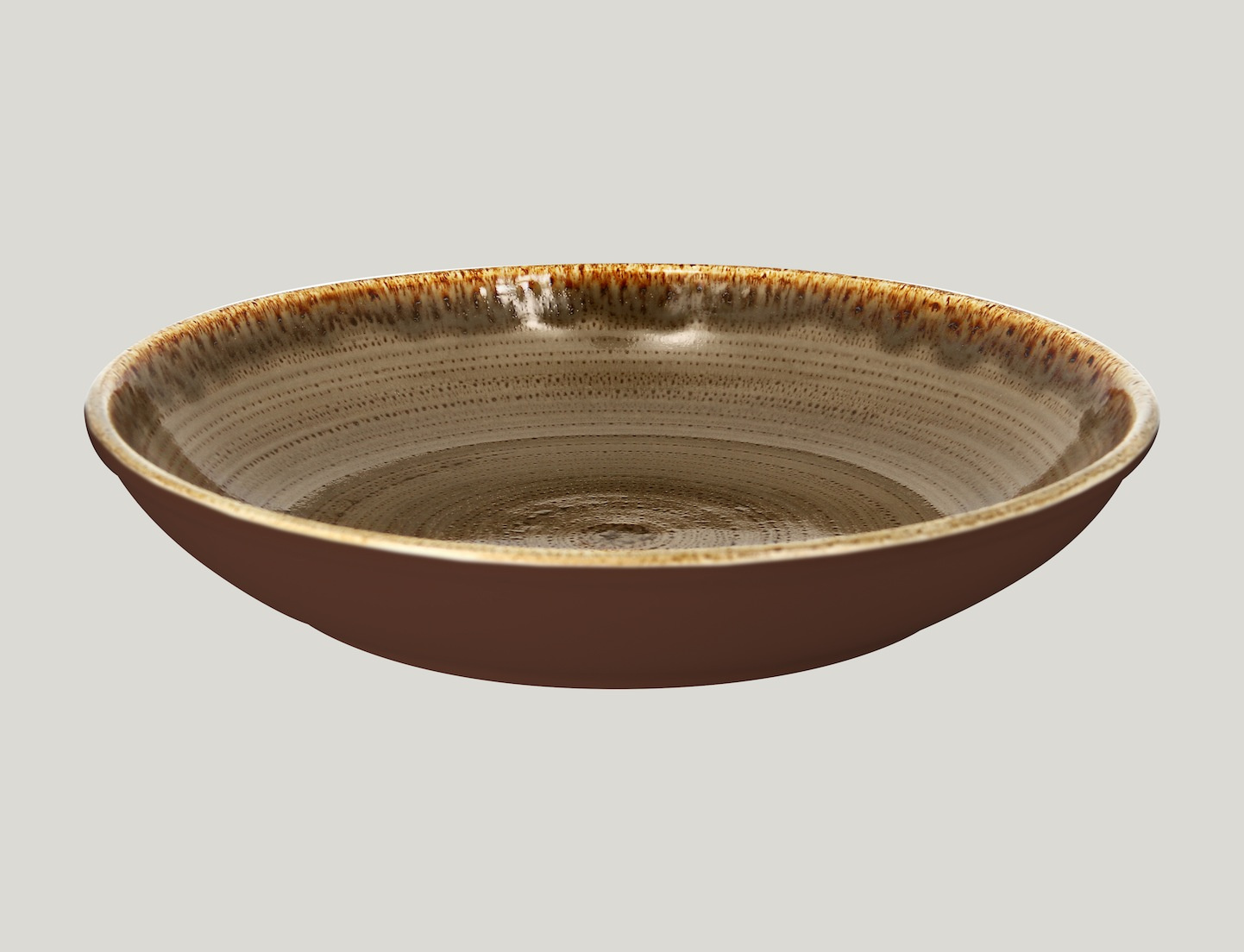 TWBUBC26AL Тарелка круглая 120cl d=26 см., глубокая "Coupe", фарфор, TWIRL, RAK Porcelain, ОАЭ