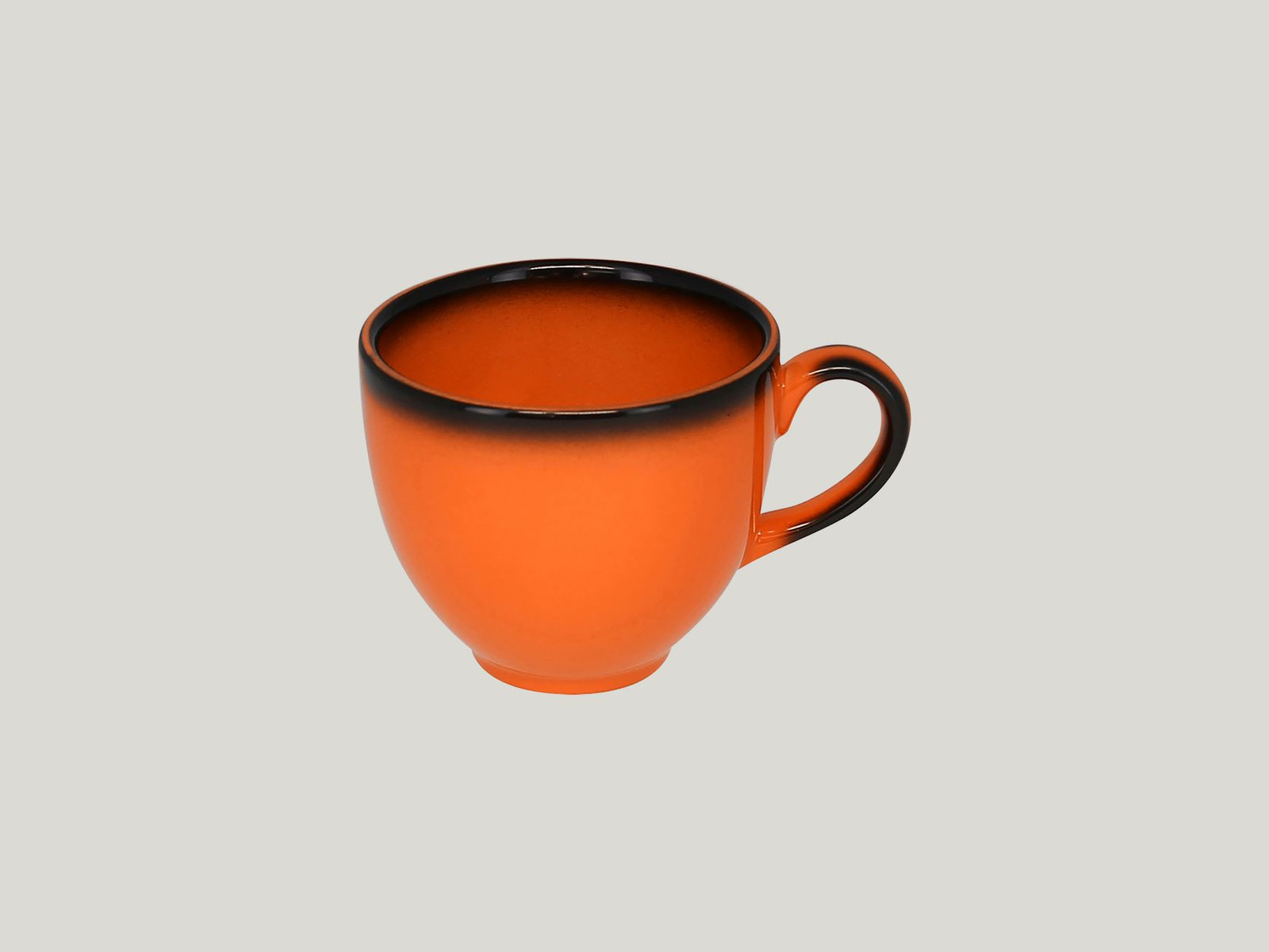 LECLCU09OR Чашка круглая  (90мл)9 cl., фарфор,цвет оранжевый, Lea, RAK Porcelain, ОАЭ