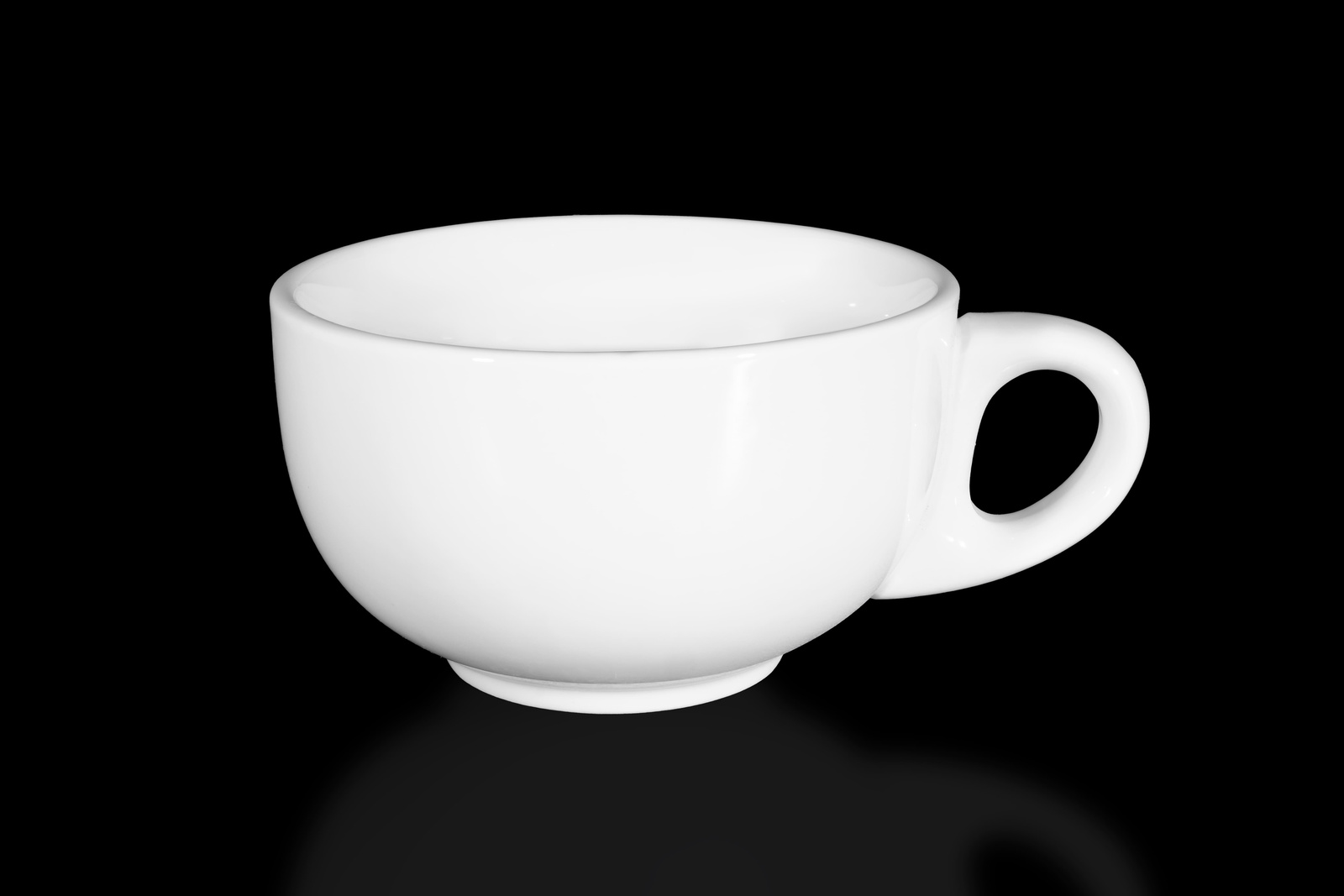 CS4698 Чашка круглая "Barista" (420мл)42 cl,блюдце CS4699 фарфор,молочно-белый,SandStone,Китай