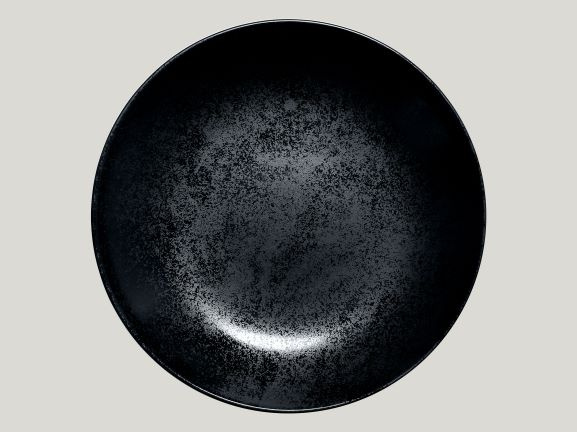 KRNNDP28 Тарелка "Coupe" круглая d=28 см., глубокая, фарфор, Karbon, RAK Porcelain, ОАЭ