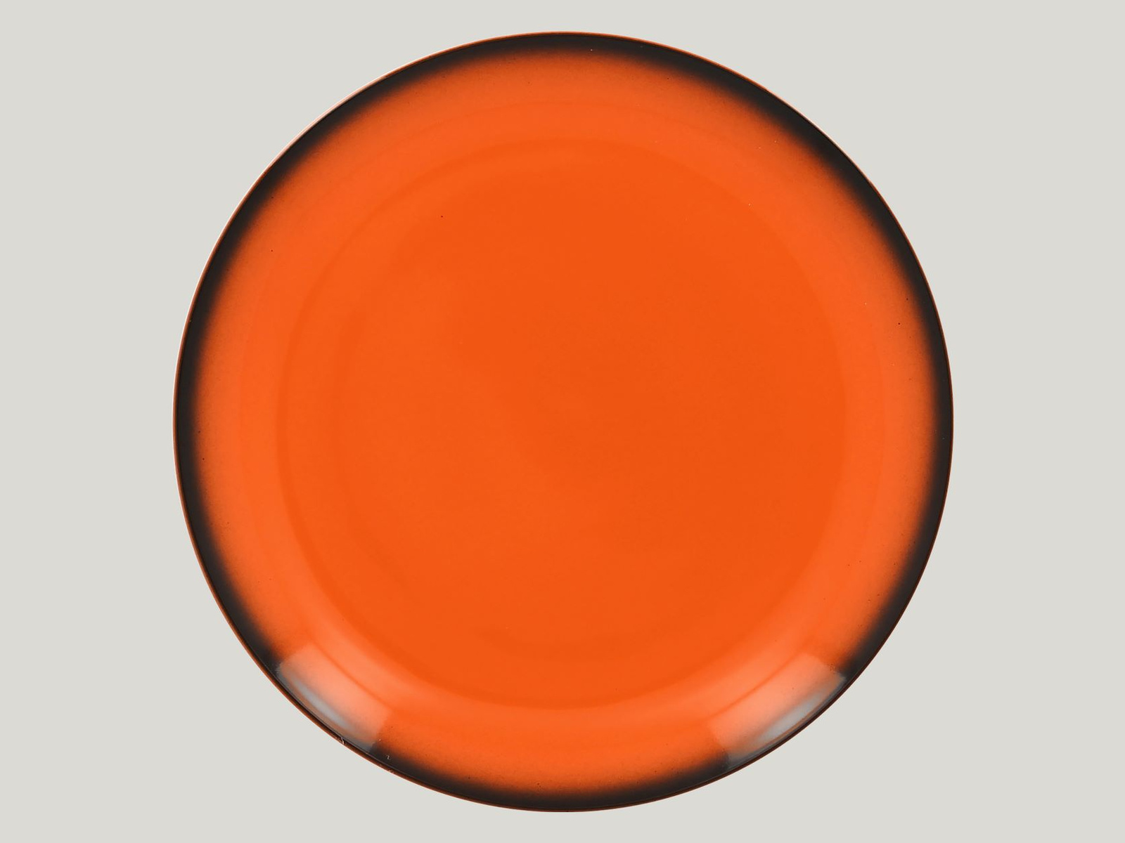 LENNPR31OR Тарелка круглая  d=31  см., плоская, фарфор,цвет оранжевый, Lea, RAK Porcelain, ОАЭ
