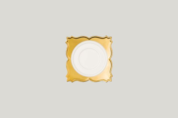 UGKQSA15 Блюдце квадратное  d=15 см., для арт. KQCU21/KQCU21M, фарфор, Golden Ultra, RAK Porcelain,