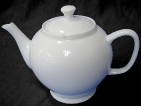 S1748 Чайник фарфоровый (0.5л)50cl., фарфор,молочно-белый,SandStone, Китай