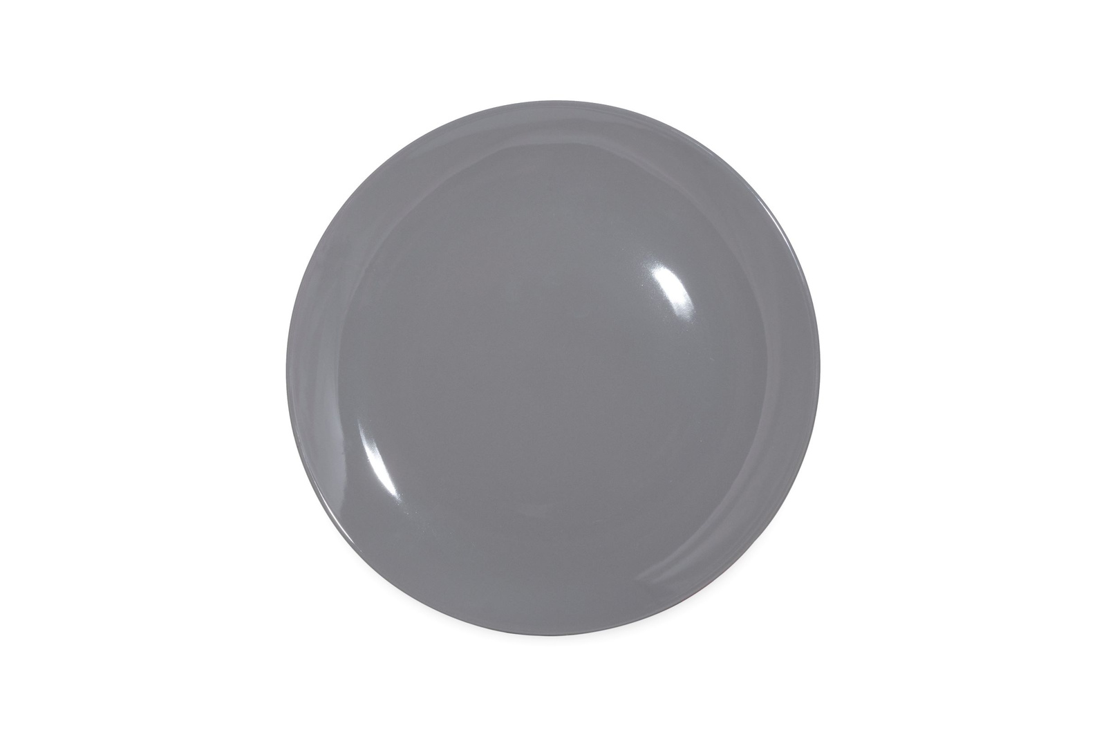 CS0025Grey Тарелка круглая "Coupe"  d=27 см., фарфор,цвет серый, Lantana, SandStone, Китай