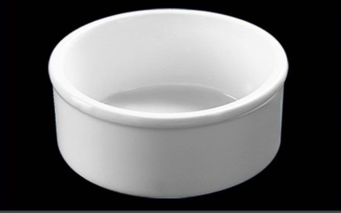 CS4211 Кокотница круглая  7 см., (60мл)6cl, фарфор, Ivory, SandStone, Китай