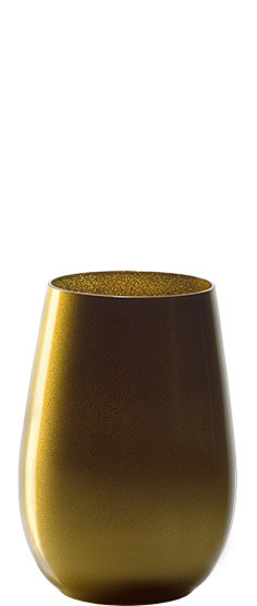 3520012EL019 Стакан низкий d=85 h=120мм 46.5 cl., стекло,цвет "Gold", Elements, Stolzle,Германия