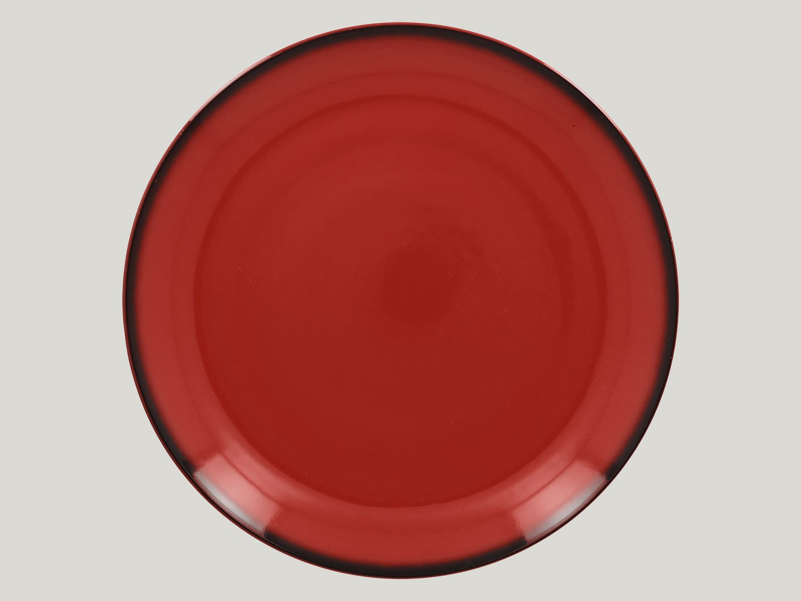 LENNPR18RD Тарелка круглая  d=18 см., плоская, фарфор,цвет красный, Lea, RAK Porcelain, ОАЭ