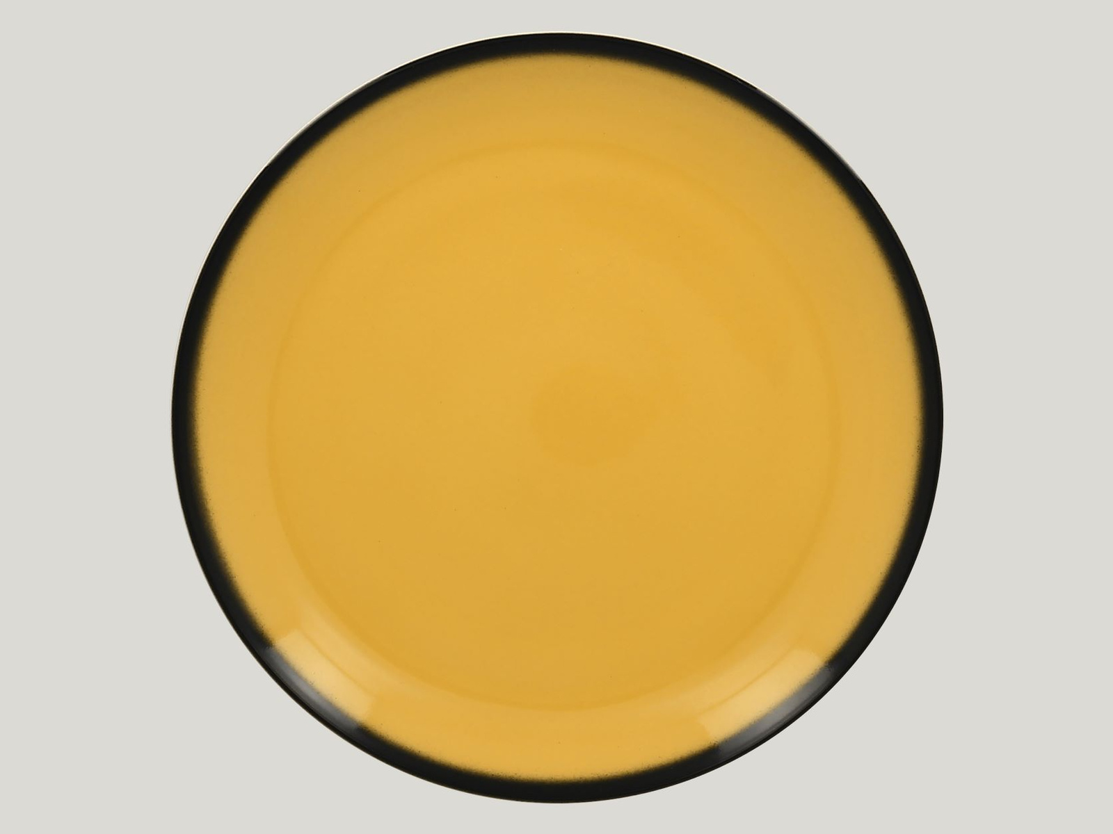 LENNPR29NY Тарелка круглая  d=29  см., плоская, фарфор,цвет желтый, Lea, RAK Porcelain, ОАЭ