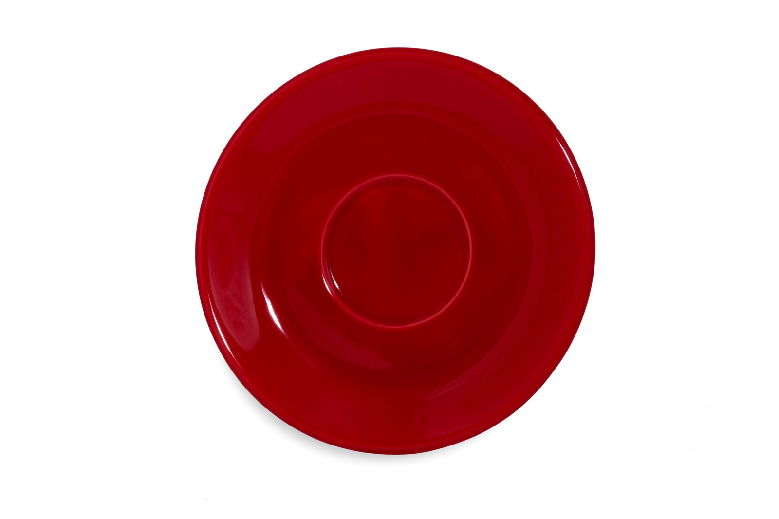 CS6652Red Блюдце круглое  d=15 см., для чашки арт.CS6651, фарфор,цвет красный, Lantana, SandStone, К