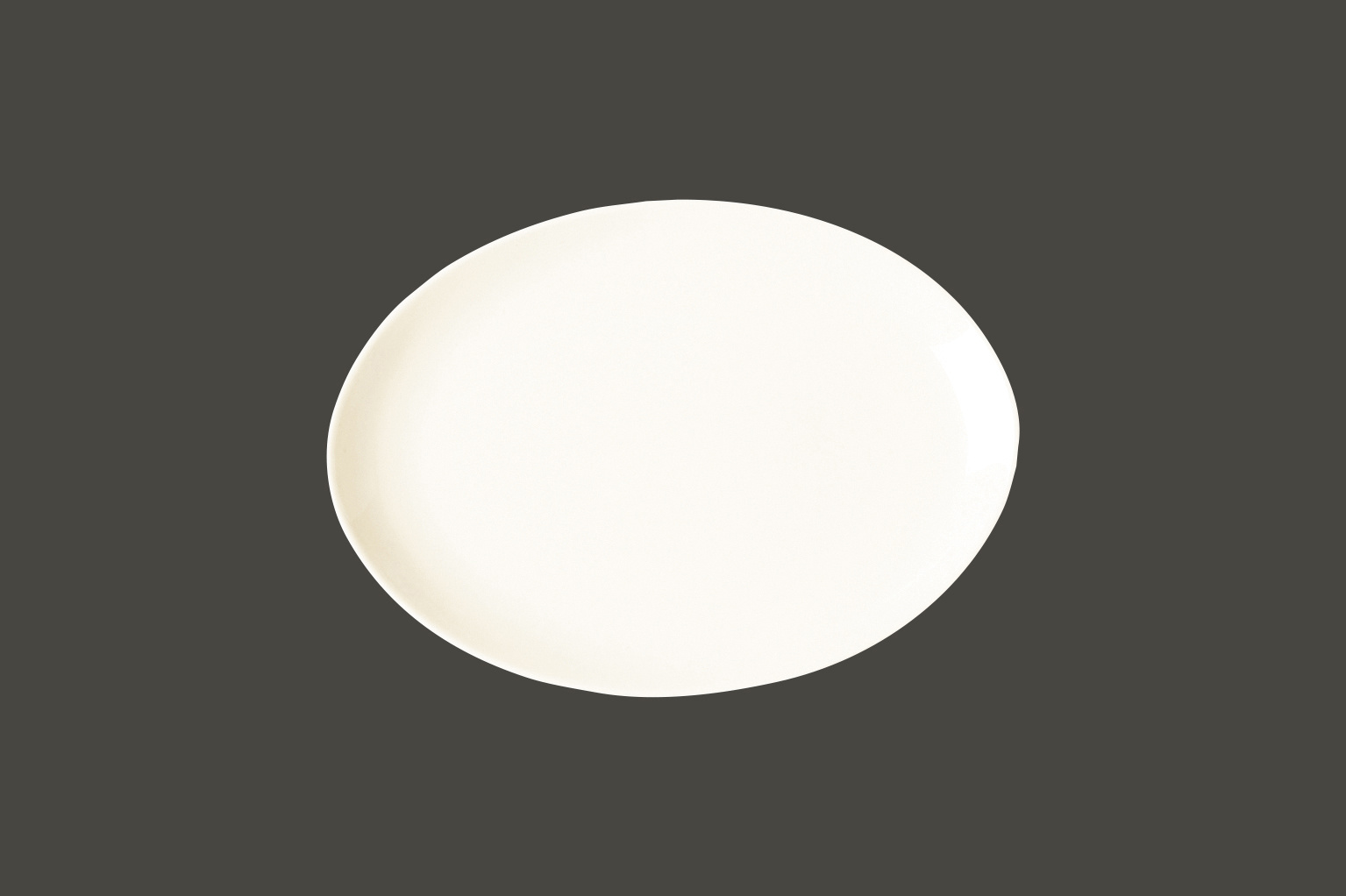 NNOP36 Тарелка овальная  36х27 см., плоская, фарфор, Nano, RAK Porcelain, ОАЭ