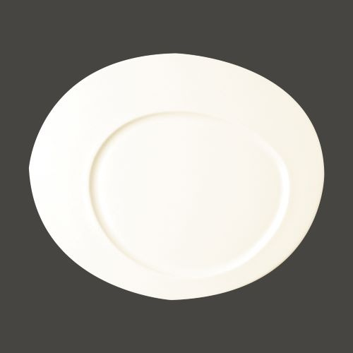 SPEG36 Тарелка овальная "Cayenne" 34x28 см., плоская, фарфор, AllSpice, RAK Porcelain, ОАЭ