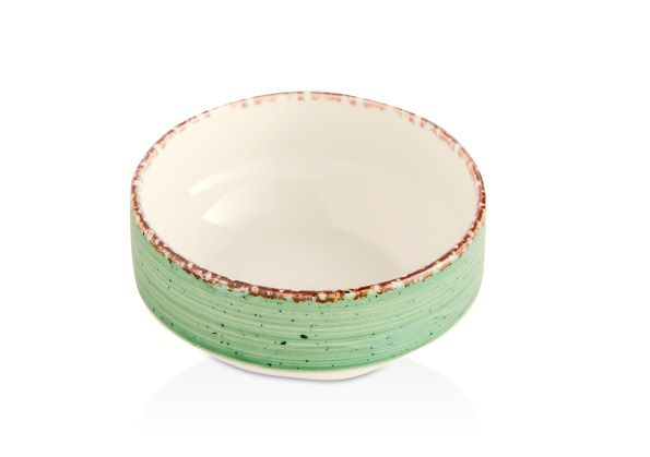 GBSEO12JK50YS Салатник круглый штабелируемый d=12см,(320мл)32 cl., фарфор цвет зелёный,Avanos,Green