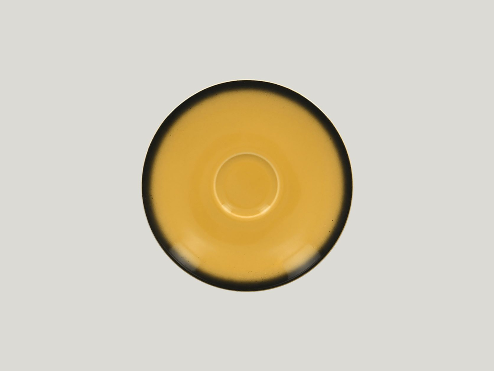 LECLSA13NY Блюдце круглое  d=13 см., для арт.CLCU09, фарфор,цвет желтый, Lea, RAK Porcelain, ОАЭ