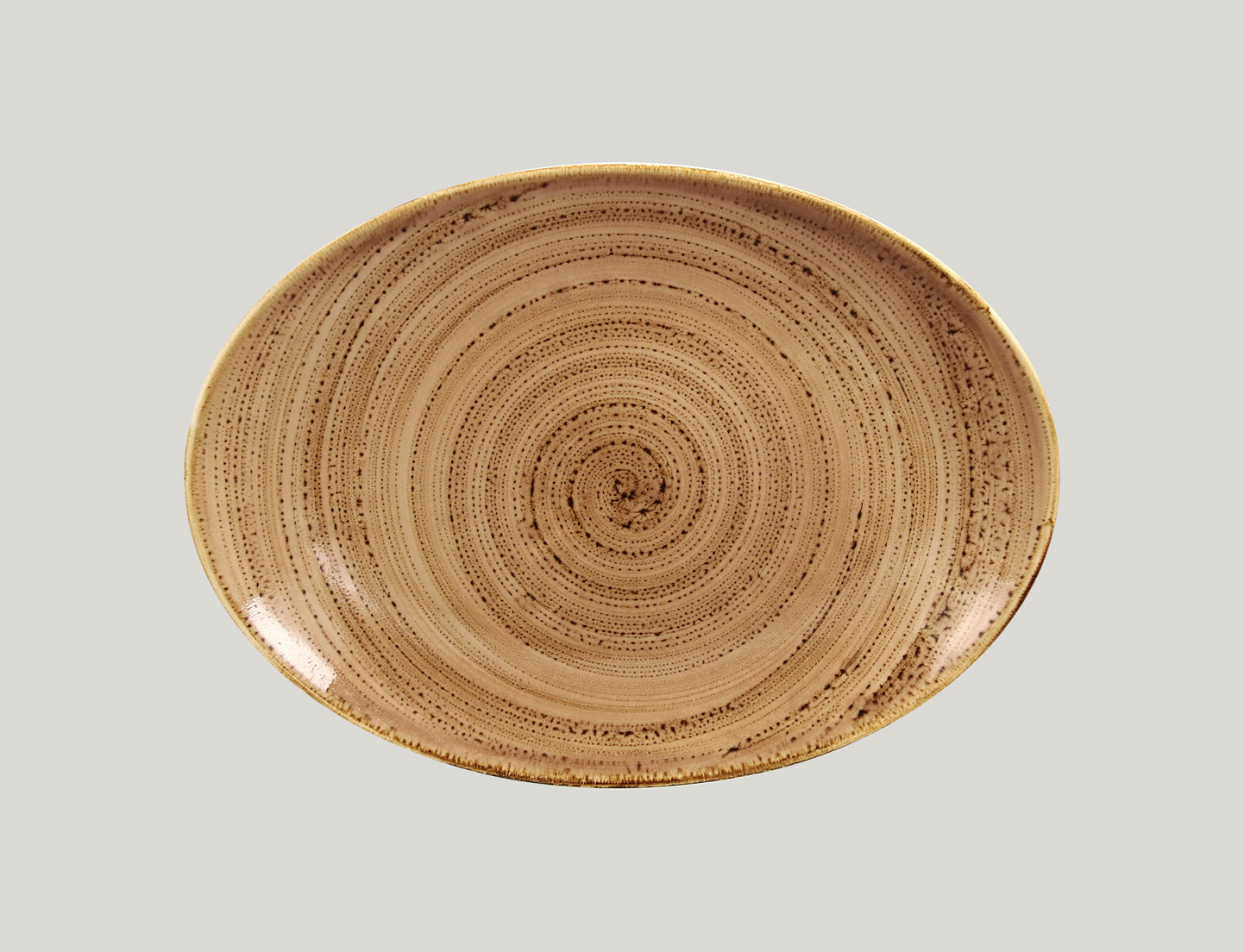 TWNNOP32SH Тарелка овальная 32x23 см., без борта, фарфор, TWIRL, RAK Porcelain, ОАЭ