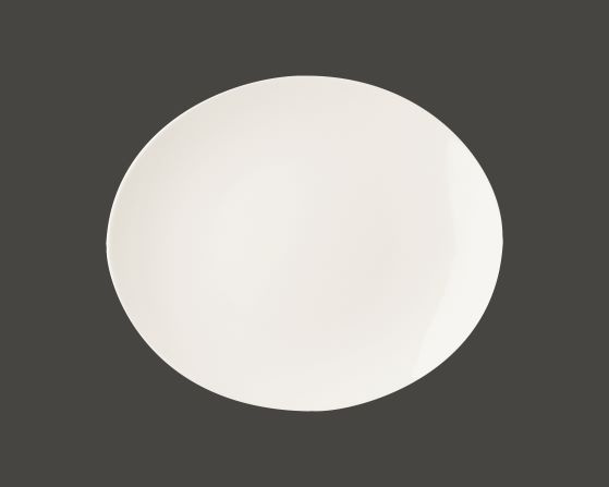BAOP30 Тарелка овальная плоская 30x25.5 см., для стейка, фарфор, Banquet, RAK Porcelain, ОАЭ