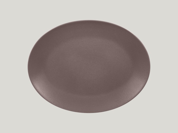 NFNNOP36CB  Тарелка овальная  36х27 см., плоская, фарфор, NeoFusion Mellow, RAK Porcelain, ОАЭ