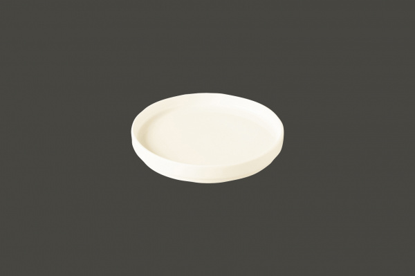 NOLD12 Тарелка круглая борт вертикальный d=12 см., плоская, фарфор, Nordic, RAK Porcelain, ОАЭ