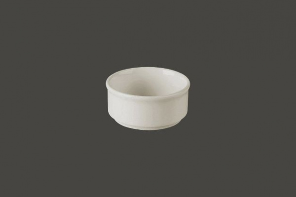 NFBABR02WH Кокотница круглая  d=8 h=3.5 см.,(100мл)10cl,фарфор, NeoFusion Sand(белый),RAK Porcelain