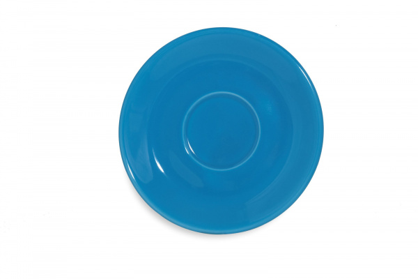 CS6652Blue Блюдце круглое  d=15 см., для чашки арт.CS6651, фарфор,цвет голубой, Lantana, SandStone,