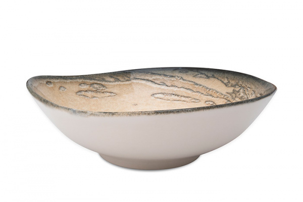 GBSRD15KK101565 Салатник ассиметричный d=15см., (180мл)18 cl., фарфор, Breeze