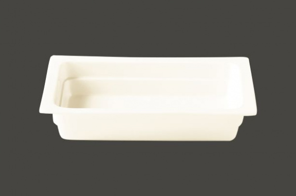 CS4378 Гастроемкость прямоуг.GN1/2 h=65мм., фарфор,молочно-белый, SandStone, Китай