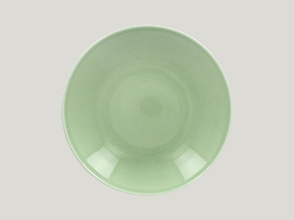 VNBUBC30GR Тарелка круглая "Coupe"  d=30 см., глубокая (1.9л)190cl, фарфор,цвет зеленый, Vintage, RA